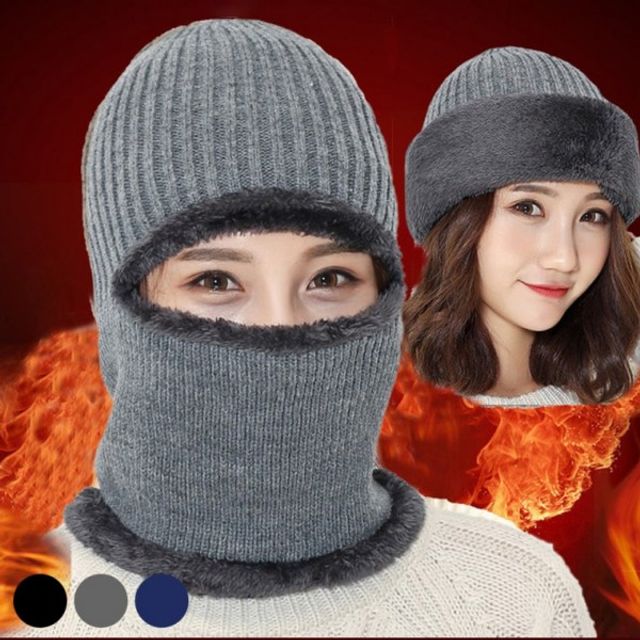 겨울 방한 두건 얼굴 보호 사이클 모자 넥워머