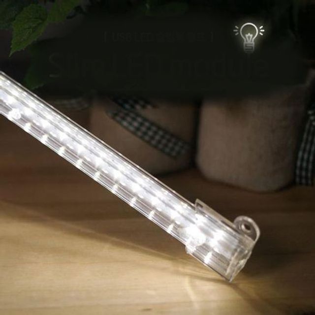 USB LED 슬림형 램프 무드등 인테리어 조명 33CM