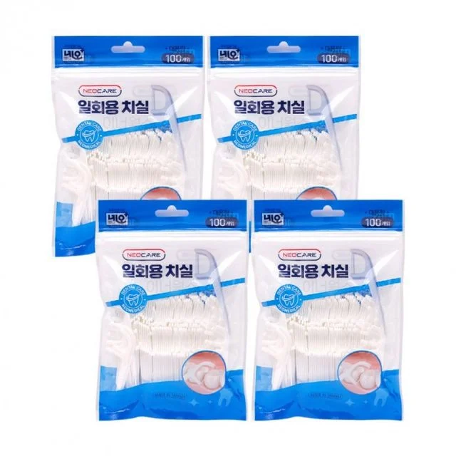 일회용 치실 스트립 구강 청결 도구