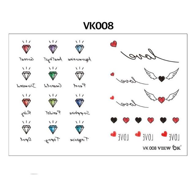 패션타투 여름타투스티커 타투스티커 (VK008)