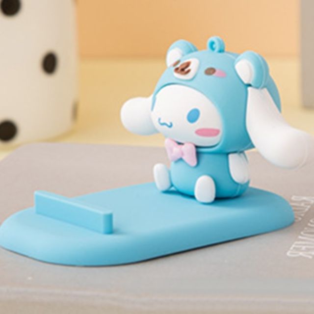8.5x5.0x5.5cm 캐릭터 스마트폰 거치대 (파랑강아지)