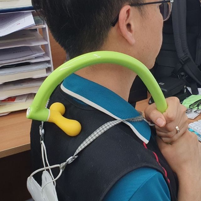 어깨 안마기 지압봉 등 갈고리