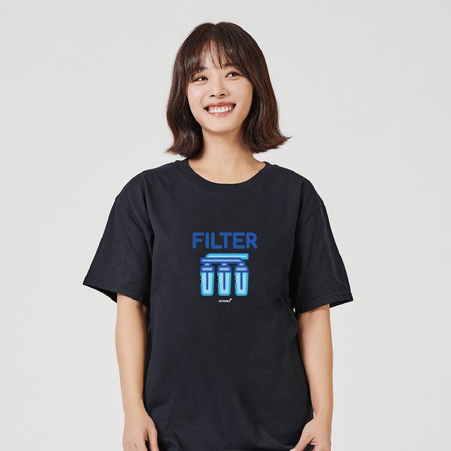 키밍 FILTER 그래픽 반팔티, 남성 티셔츠