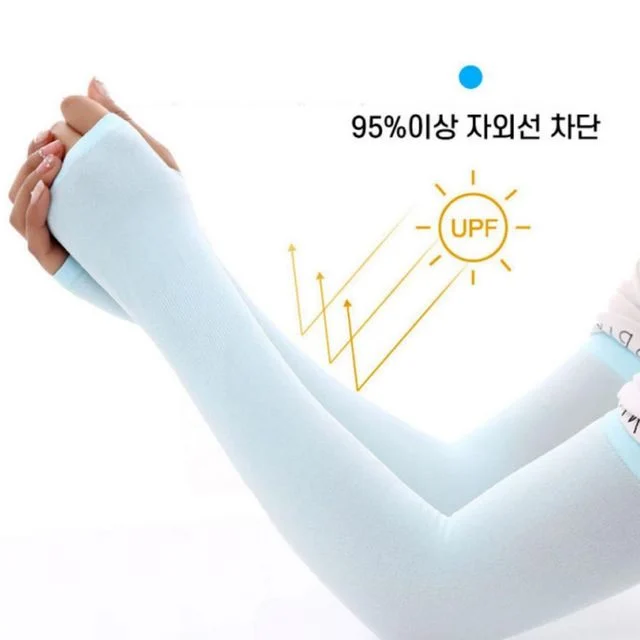 암슬리브 손등 커버 토시 쿨 자외선 차단 여름 시원한 냉감 팔토시 스포츠용