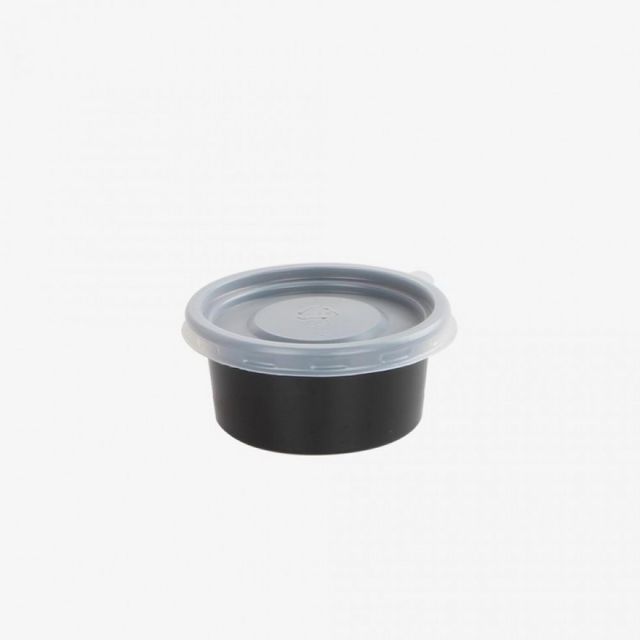 소스컵 80ml 일회용 보관용기 뚜껑 포함 세트