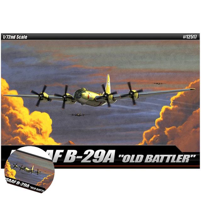 프라모델모형 밀리터리조립 1대72 미육군항공대 B-29A 올드 배틀러
