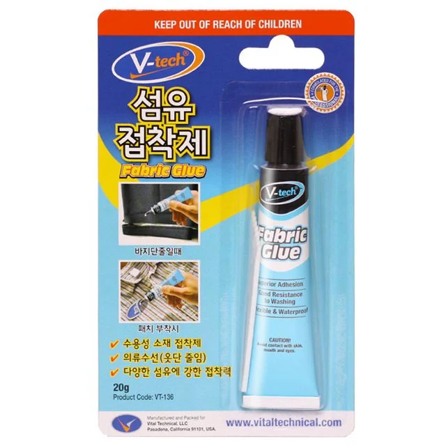 브이텍 섬유 접착제 20g vt-136