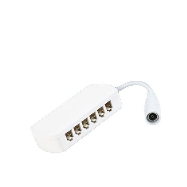 DC 전원 분배기 6분배 LED 전원 5.5 2.1 F to 2Px6