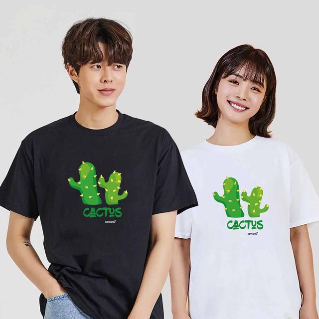 남성 오버핏 반팔티 디지털 프린팅 인쇄 티셔츠