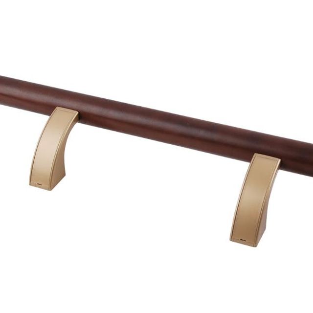핸드레일브라켓 지지대CB L형 원형 NUB-35 골드 일제