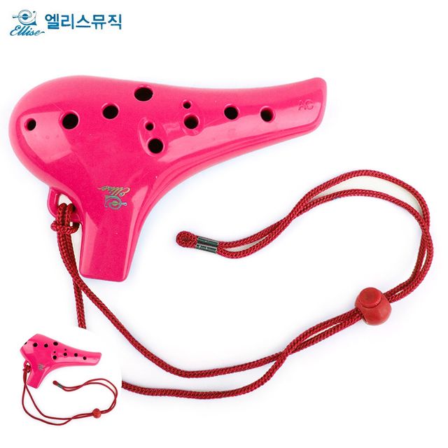 오카리나악기 오카리나입문용 오카리나 알토C 핑크