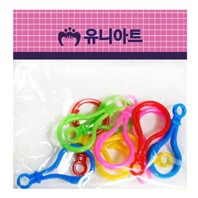 유니아트 플라스틱 고리 미술 DIY 공예 공작