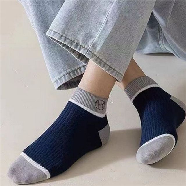 골지 양말 남성 단목 양말 흡습 통기성 데일리 무지 여름 스포츠 운동 발목 덧신