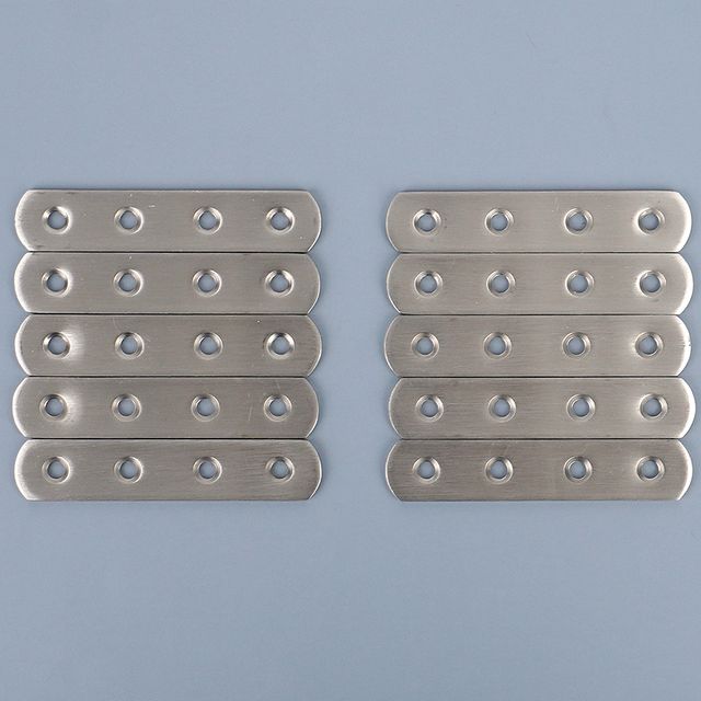 평철 보강 다목적 일자형 꺽쇠 철물 10p