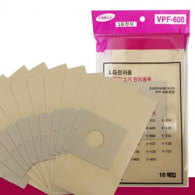 진공청소기 먼지백 VPF-600 종이필터 10p