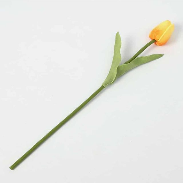 튤립 조화(옐로우) 튤립조화 인테리어조화꽃
