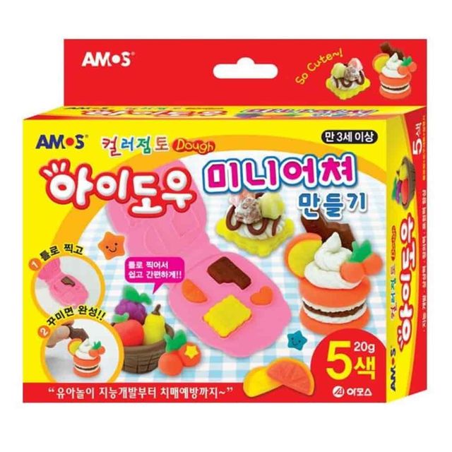 컬러점토 미니어쳐 만들기 클레이아트 점토공예 클레이키트 촉감놀이