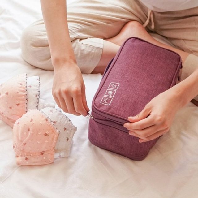 고급 출장용 여행 속옷 파우치 브라 정리 가방
