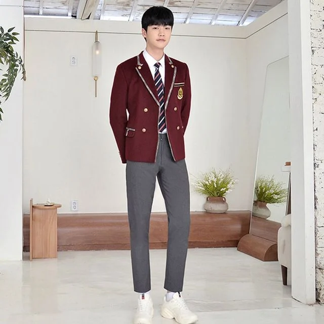 교복몰 스판 사계절 그레이 교복바지 남자