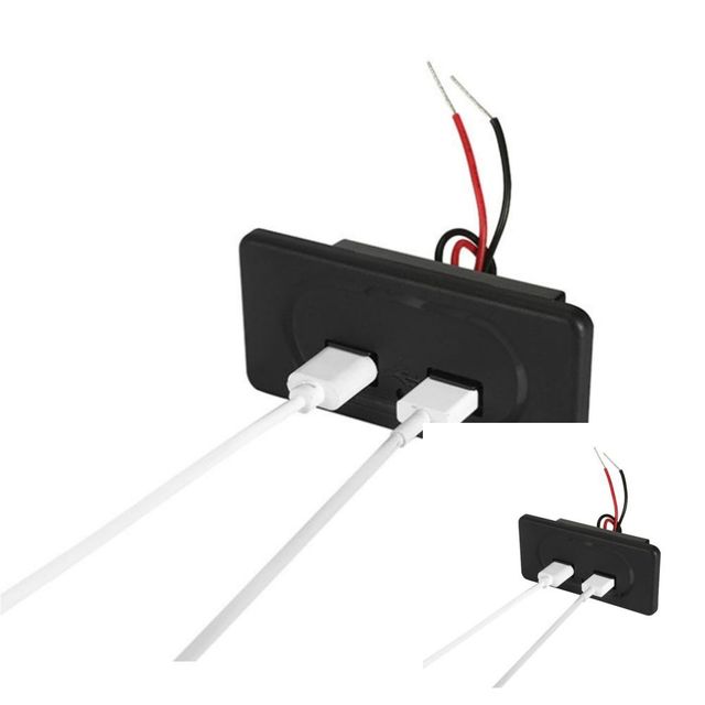 캠핑카 듀얼 USB 충전 포트 4.2A 차량용급속충전기 차량용초고속충전기