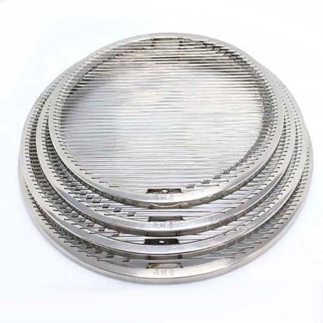 그릴판 바베큐 불판 석쇠 스텐 원형 고기판 295mm