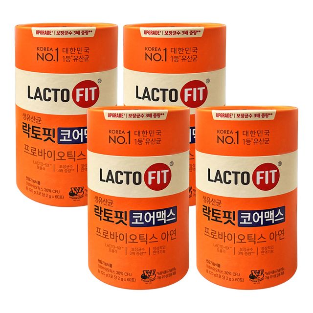 락토핏 코어맥스 2g x 60포 4통