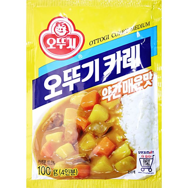 오뚜기 분말카레약간매운맛100g