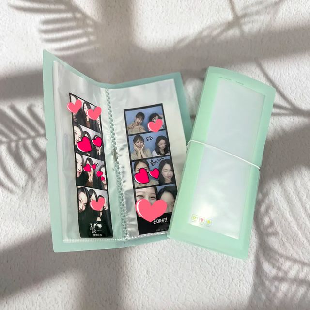 사진 네컷 포토 앨범 민트색 북 첩 네컷앨범 다이어리 사진 관 인생 포토