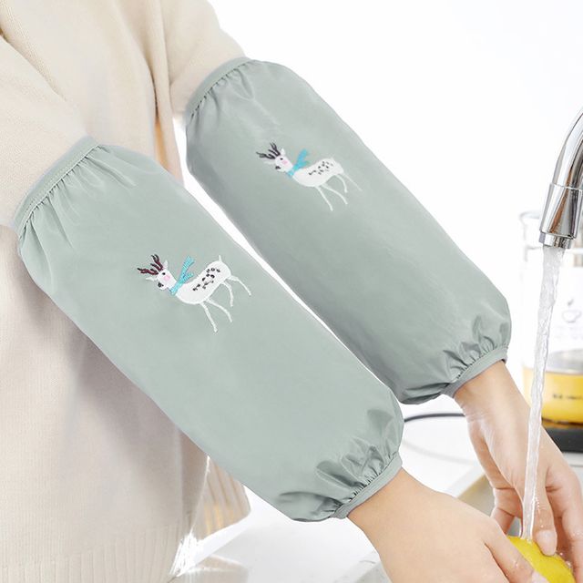 사슴 방수 팔토시 2set(그린) 작업용 미술용팔토시