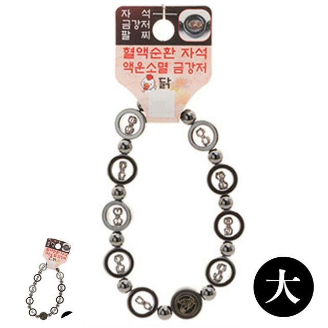 불교팔찌 여성불교팔찌 불교 기원 팔찌 자석 금강저 액운방지 띠 합장주 염주 대 닭