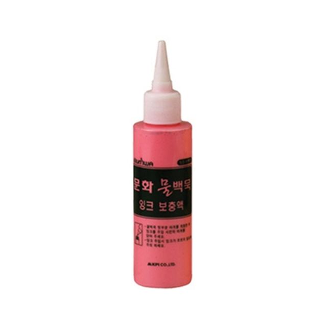 혜명몰 문화연필 물백묵 잉크보충액 적색 / 100ml - 갑 (6개입) 문구용품 사무실용품 오피스용품 리필잉크