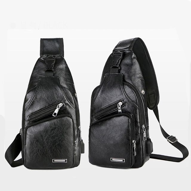 ELG 크로스백 메신저백 남자 미니 래더 옆으로매는 가방
