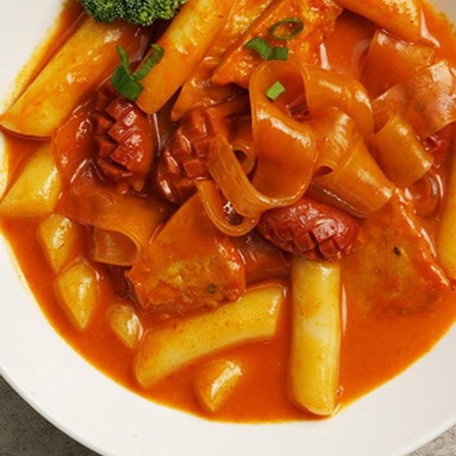 밀떡 로제매콤한맛 사계절떡볶이 밀키트2인분
