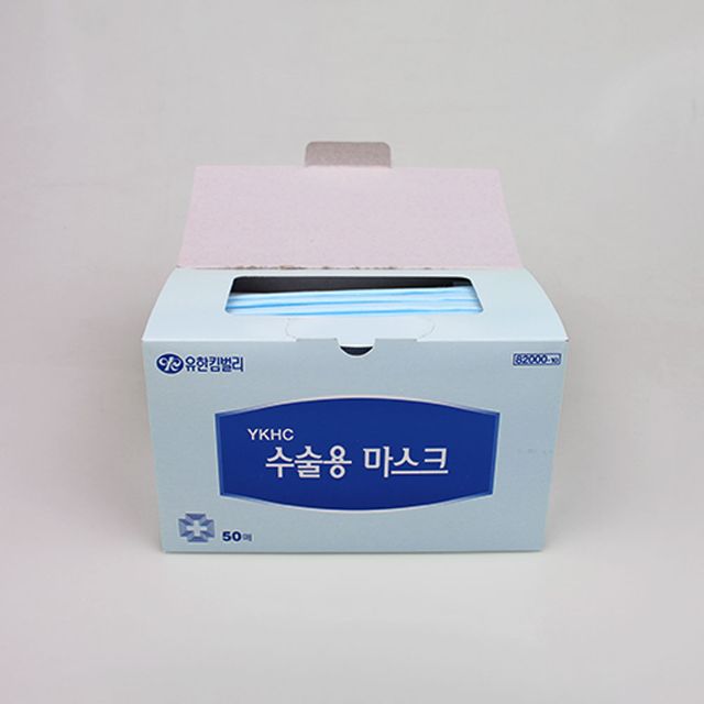 일회용 수술마스크 끈형 50개입 덴탈마스크 감염 예방