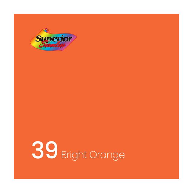 촬영 스튜디오 배경지 2.7 x 11m 39 Bright Orange