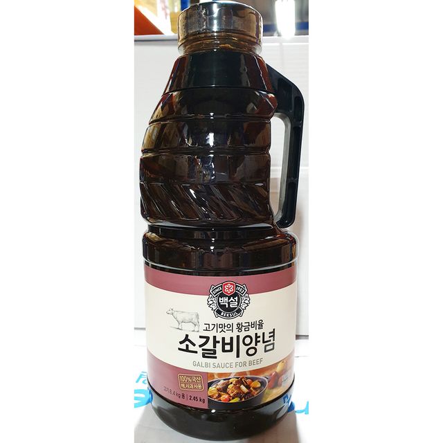 소갈비양념(백설 2.45k) X6 갈비찜 소갈비 액상소스