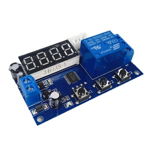 12V 자동온도유지 타이머릴레이모듈 DS18B20 센서 포함