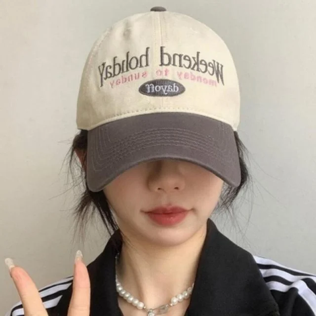 볼캡 모자 자수 여성 야구 여행 스포츠 커플 캡 빈티지 남자