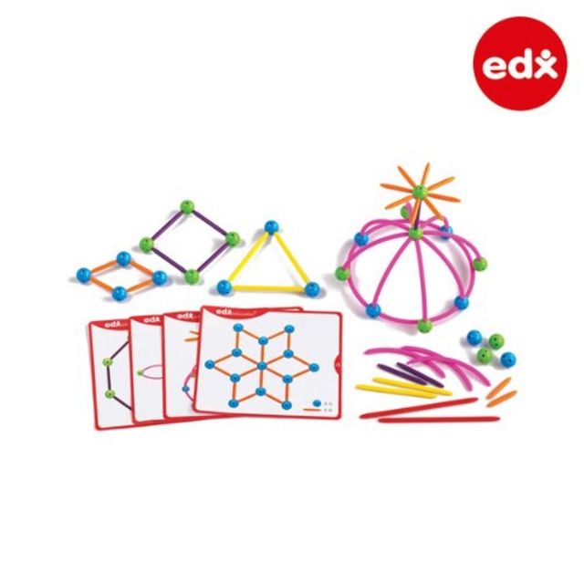 EDX 점과 선 입체 지오세트 144PCS (활용서20포함)