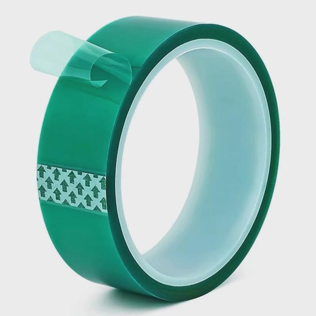 고온 내열 마스킹테이프 33m 그린 실리콘 스티커 50mm