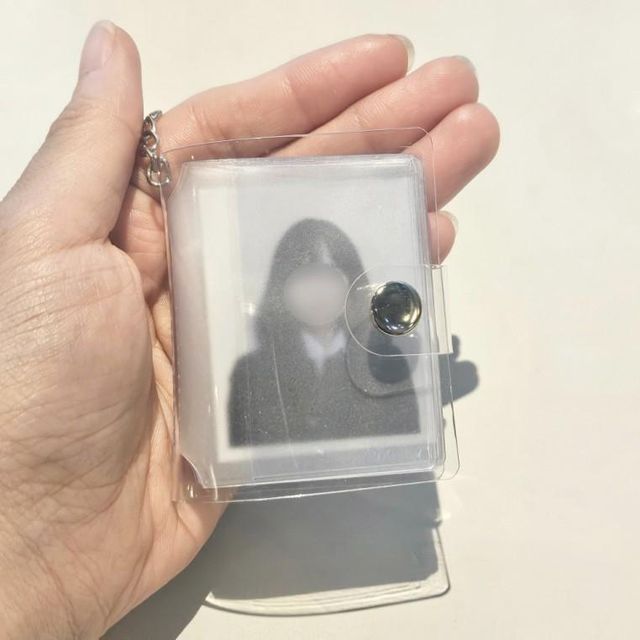 최애 증사 포카 앨범 사진 클리어 미니 보관 액자키링 케이스 네컷