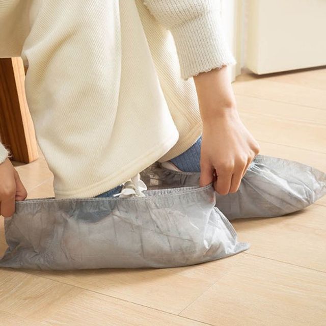 편리한 위생적인 휴대용 신발 커버 일회용 호텔 병원
