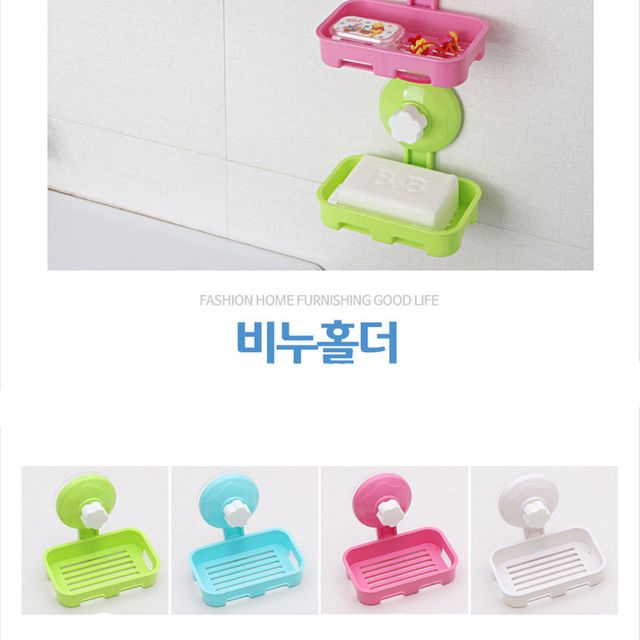 흡착식 비누홀더, 욕실 비누받침대 거치대
