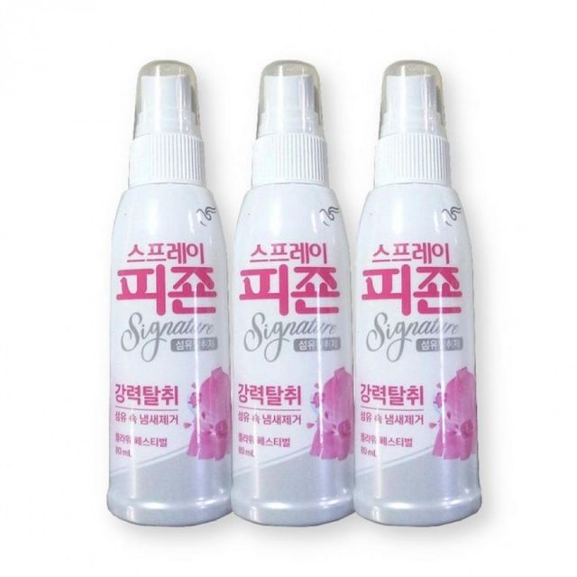섬유탈취제 스프레이 플라워페스티벌 80ml 3개