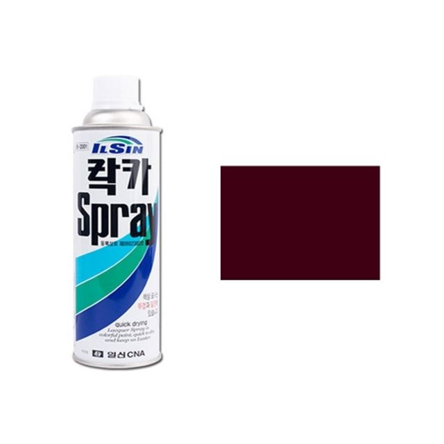 혜명몰 일신 스프레이락카 420ml 진밤색(321) - 개 (1개입) 장롱페인트 셀프페인트 페인트락카 컨테이너도