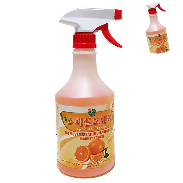 전자레인지청소 에어프라이어청소 세정제 오렌지 용기 650ml