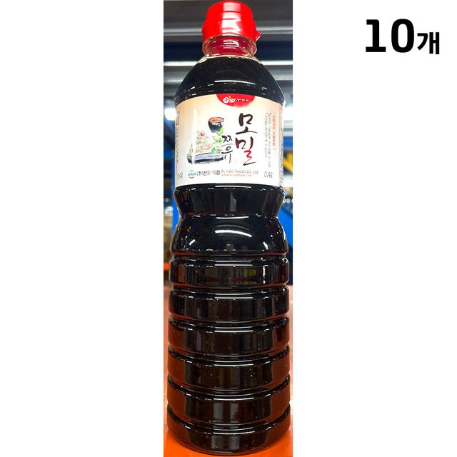 선도 쯔유 모밀소바소스 900ml X10 - 대용량 업소용 일본식 소스 세트