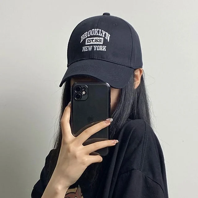 심플 영문 레터링 볼캡