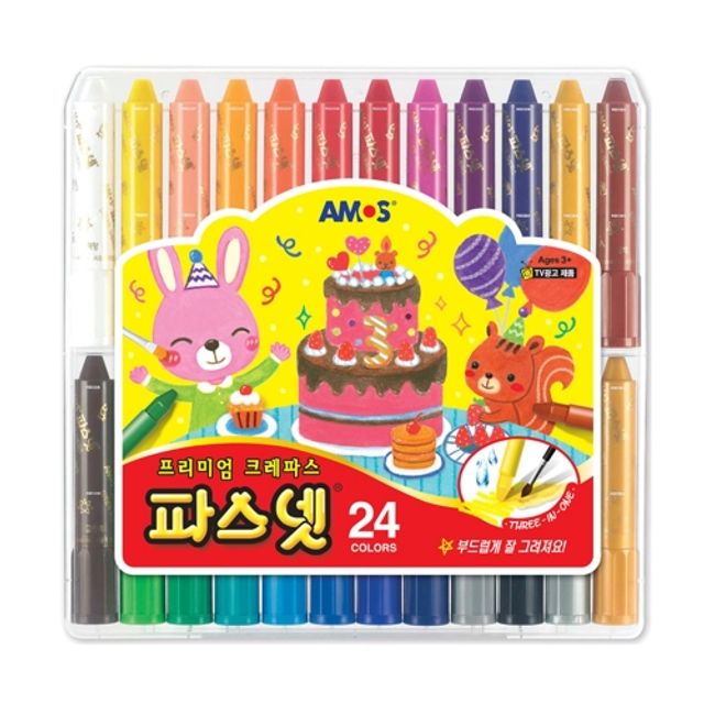 아모스 파스넷 24색 미술용품 (1개)