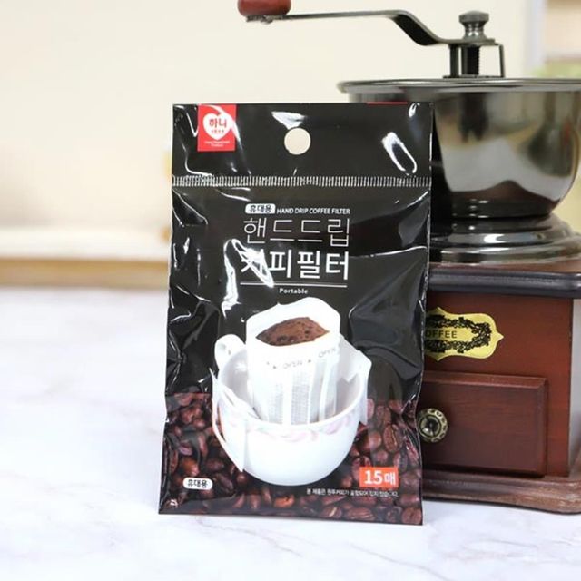 휴대가 간편한 커피필터 핸드드립 커피여과지